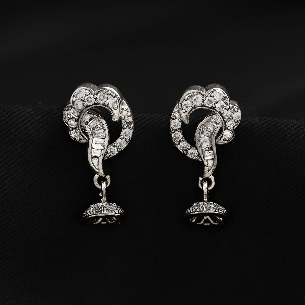 Starielle- Stone Studded Zirconia Stud Earrings