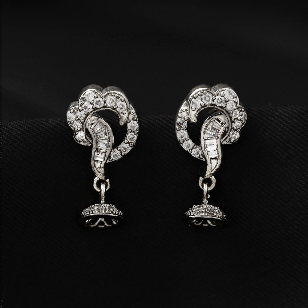 Starielle- Stone Studded Zirconia Stud Earrings