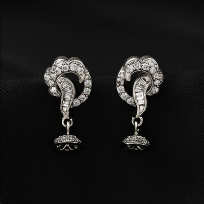 Starielle- Stone Studded Zirconia Stud Earrings