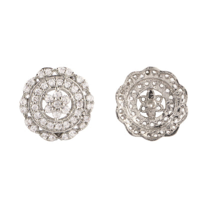 Auralyn- Stone Studded Zirconia Stud Earrings
