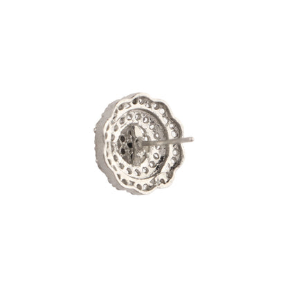 Auralyn- Stone Studded Zirconia Stud Earrings
