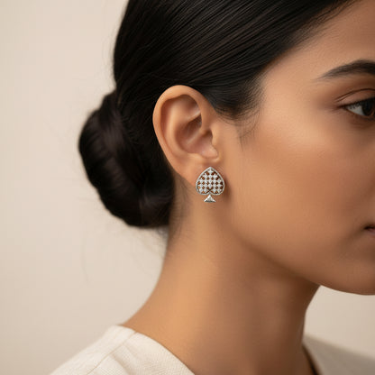 Auradia- Stone Studded Zirconia Stud Earrings