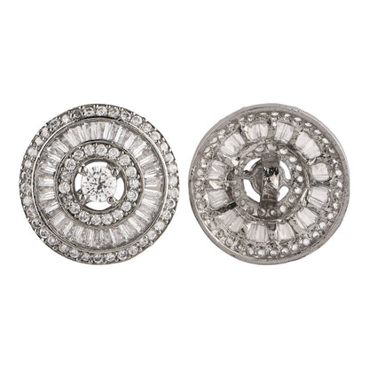 Eclipsea- Stone Studded Zirconia Stud Earrings