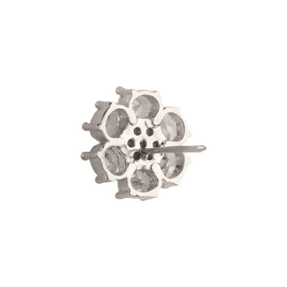 Luristelle- Stone Studded Zirconia Stud Earrings