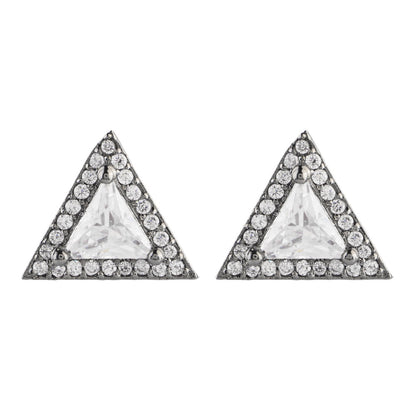 Lunissea- Stone Studded Zirconia Stud Earrings
