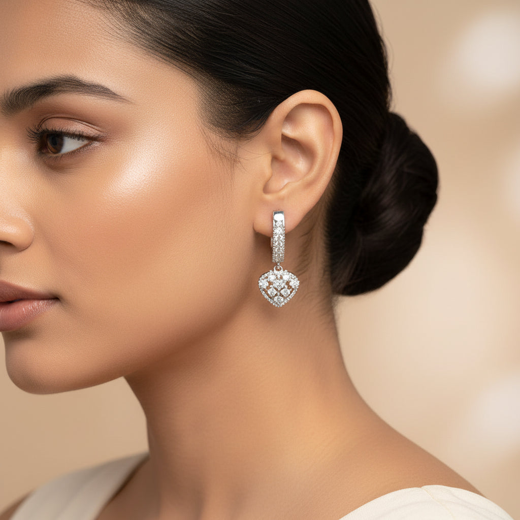 Elowen- Stone studded stud earrings