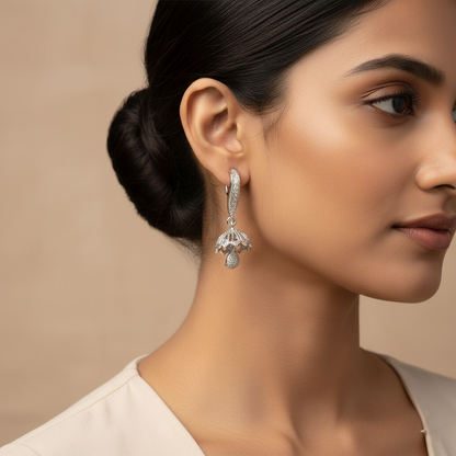 Nyra- Stone studded stud earrings