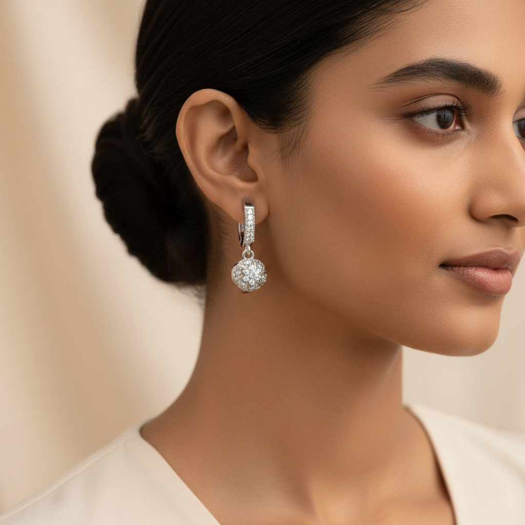 Elyon- Stone studded stud earrings