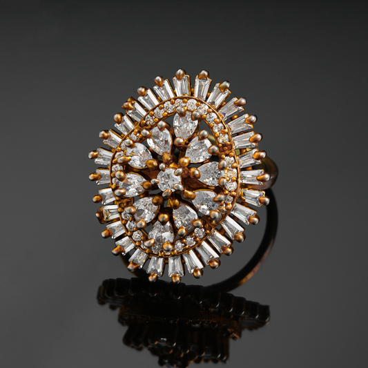 Oliviane- Stone studded Zirconia Ring