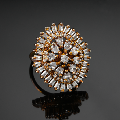 Oliviane- Stone studded Zirconia Ring