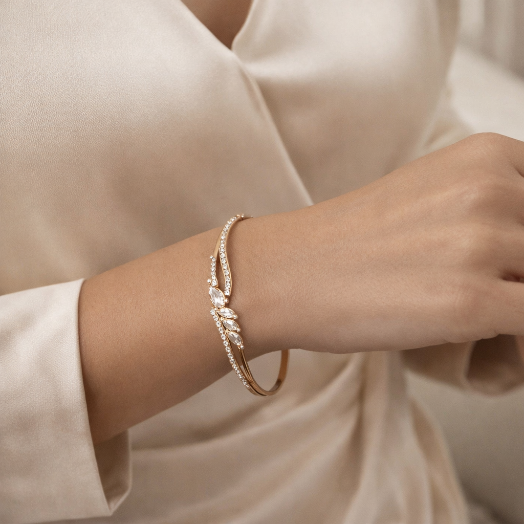 Serenova- Zirconia Studded Fancy Bracelet