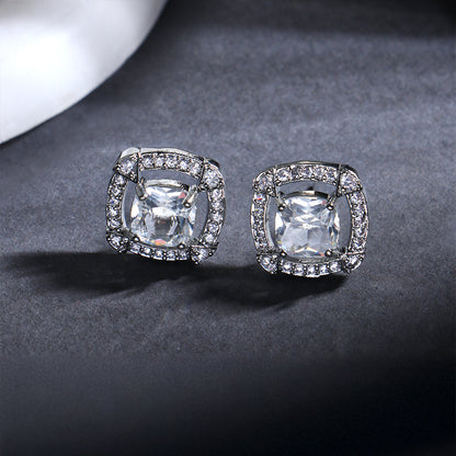 Luna Melt- Stone studded stud earrings