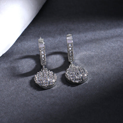 Selene Form- Stone studded stud earrings